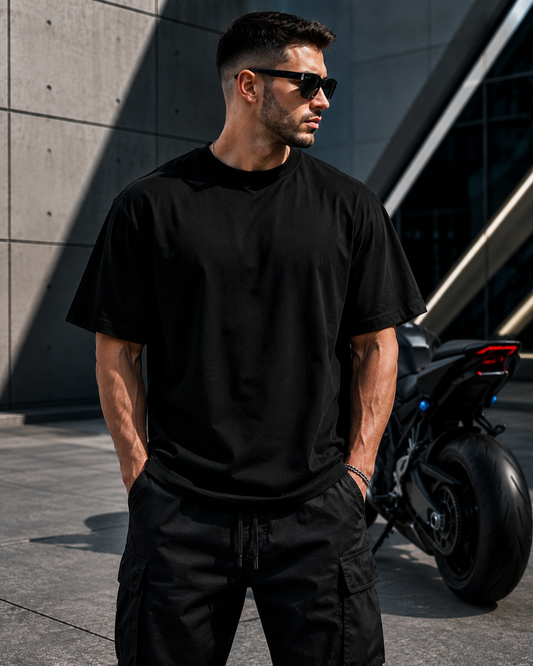 Unisex Terry Oversized Tee (Back)